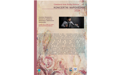 Carmine Sangineto, koncert, Koncertni napovednik 2024, št. 4