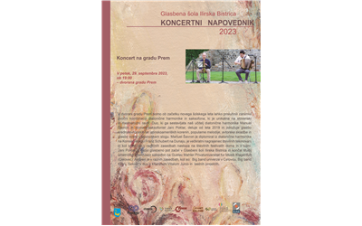 Koncert na gradu Prem – Koncertni napovednik št. 8