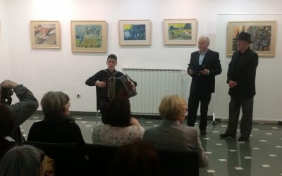 Nastop ob otvoritvi likovne razstave