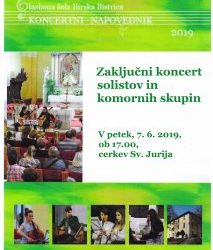 Zaključni koncert solistov in komornih skupin