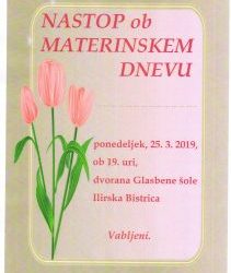 Nastop ob materinskem dnevu