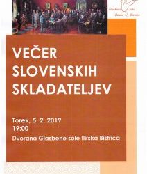 Večer slovenskih skladateljev